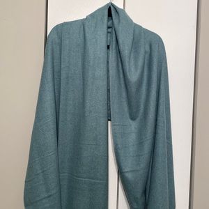 Sky cashmere wrap/oversized scarf